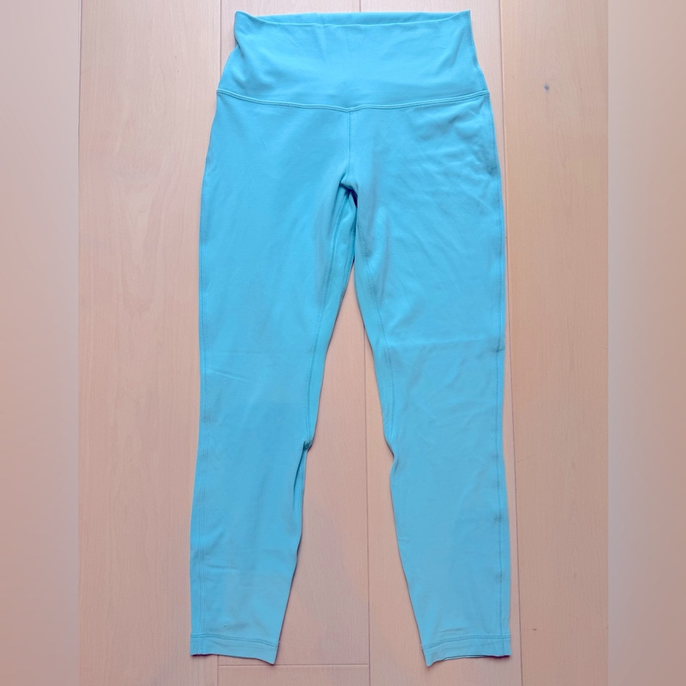 Lululemon Align™ High-Rise Pant 25" Size 8 Cyan Blue